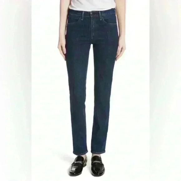 Rag & Bone Heritage Slim Fit High Rise Cigarette Vintage Jean in Dark Paz - Picture 1 of 11